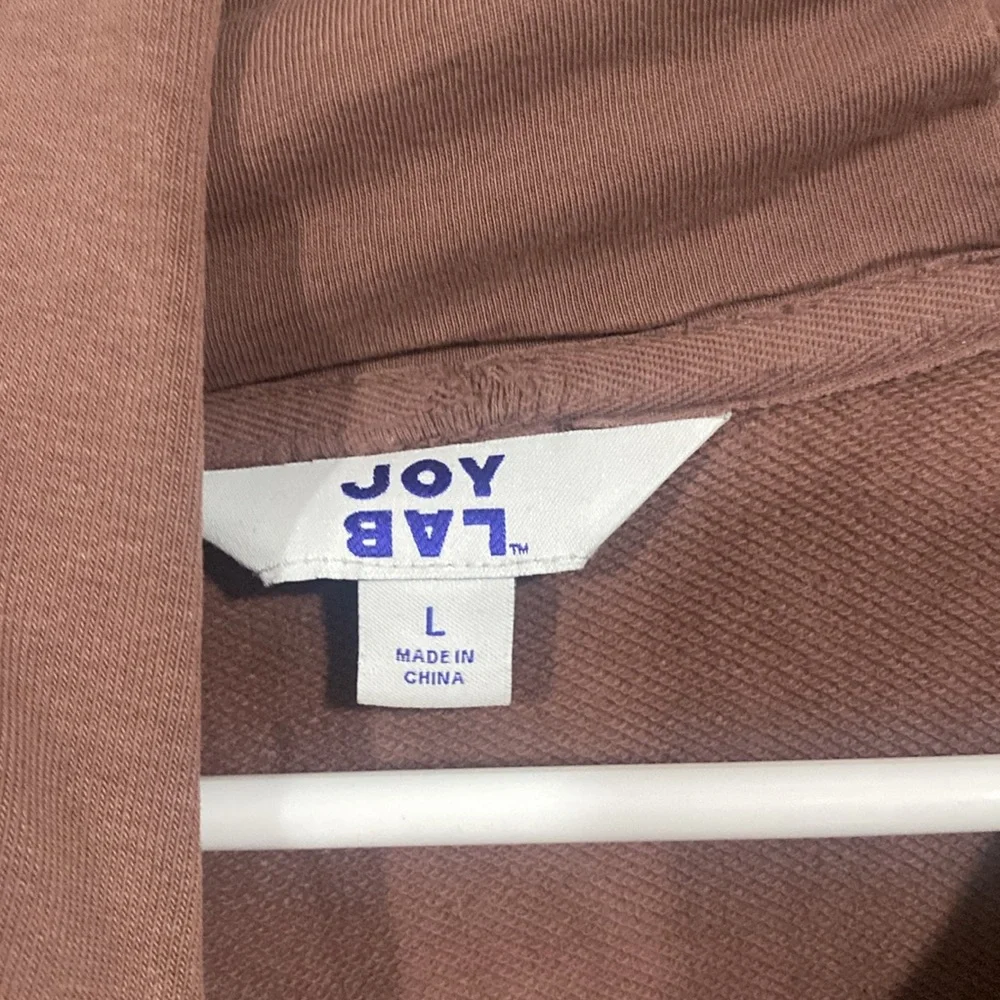 Mauve Crop Hoodie - Picture 3 of 4